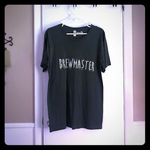 Men’s dark gray “brewmaster” shirt - Size M